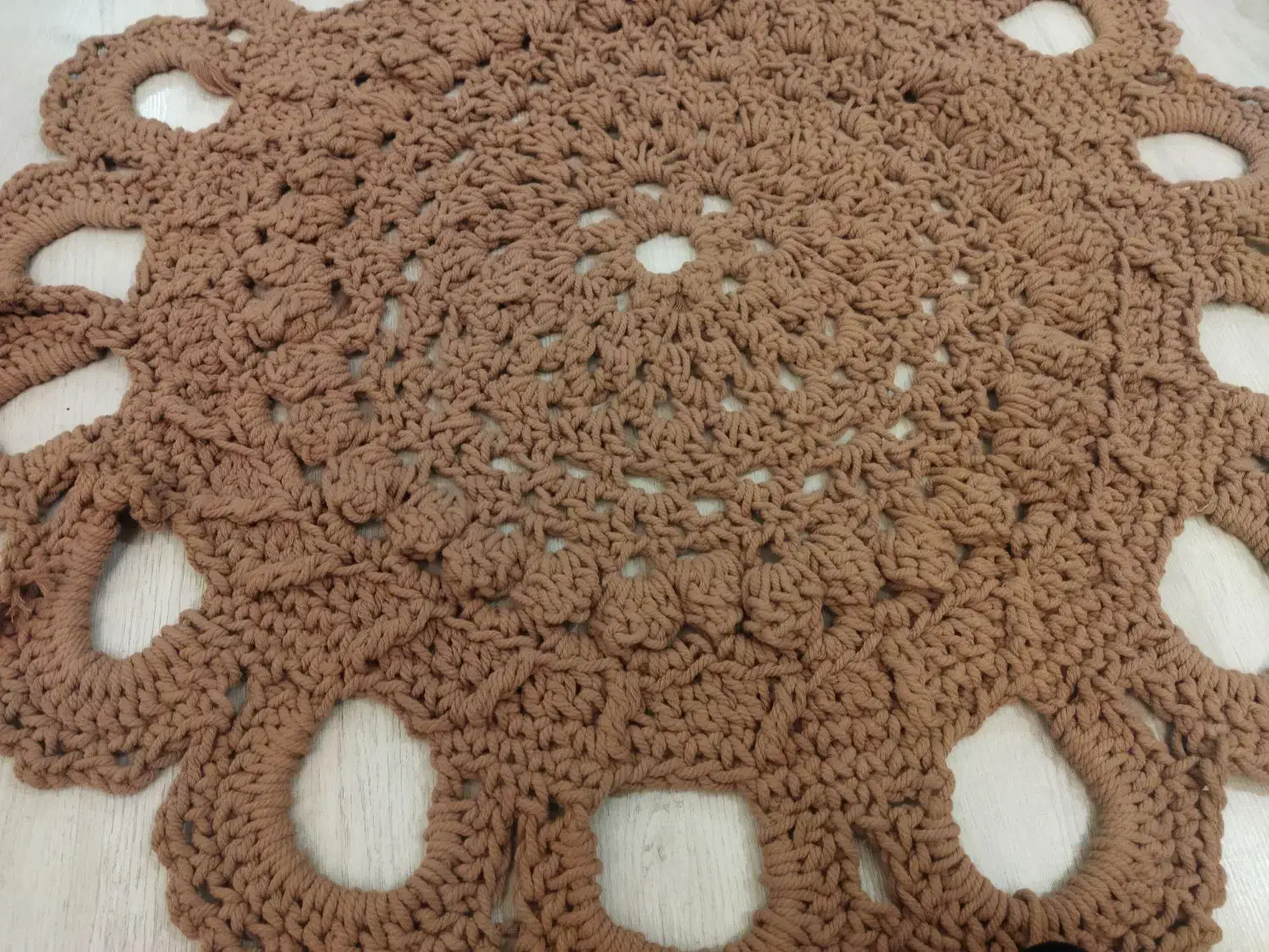 فرشینه دستباف خودم رنگ کاراملی|پادری|تهران, زاهد گیلانی|دیوار