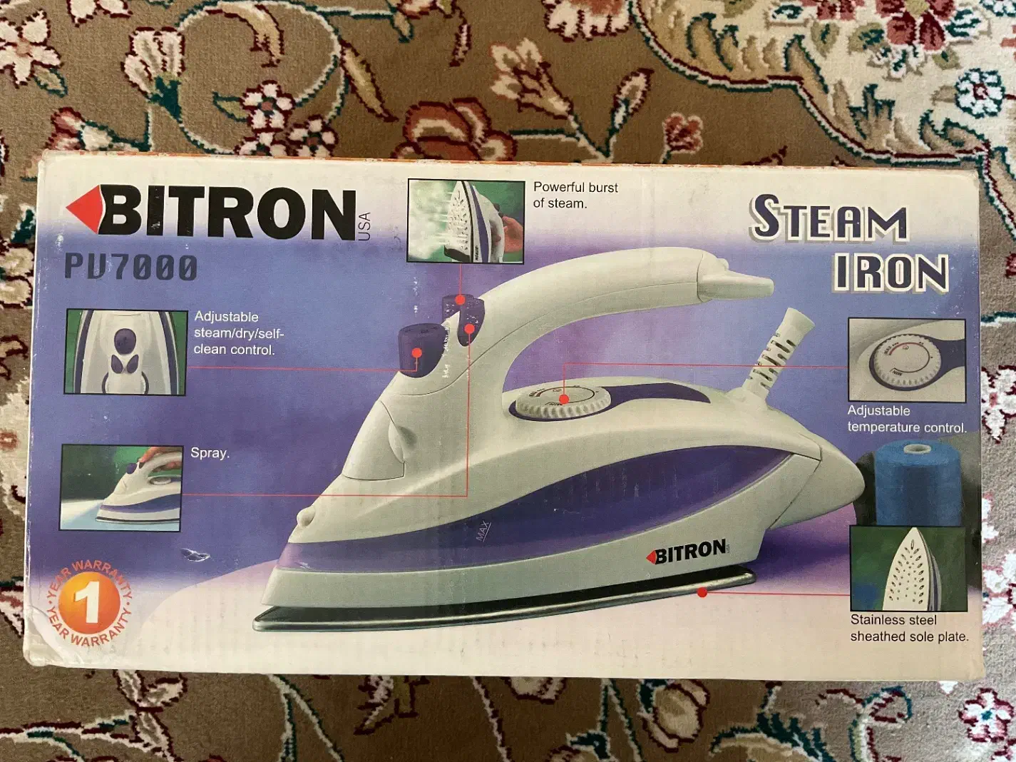 اتو بخار bitron و black & decker|اتو و لوازم اتو|مشهد, کوشش|دیوار