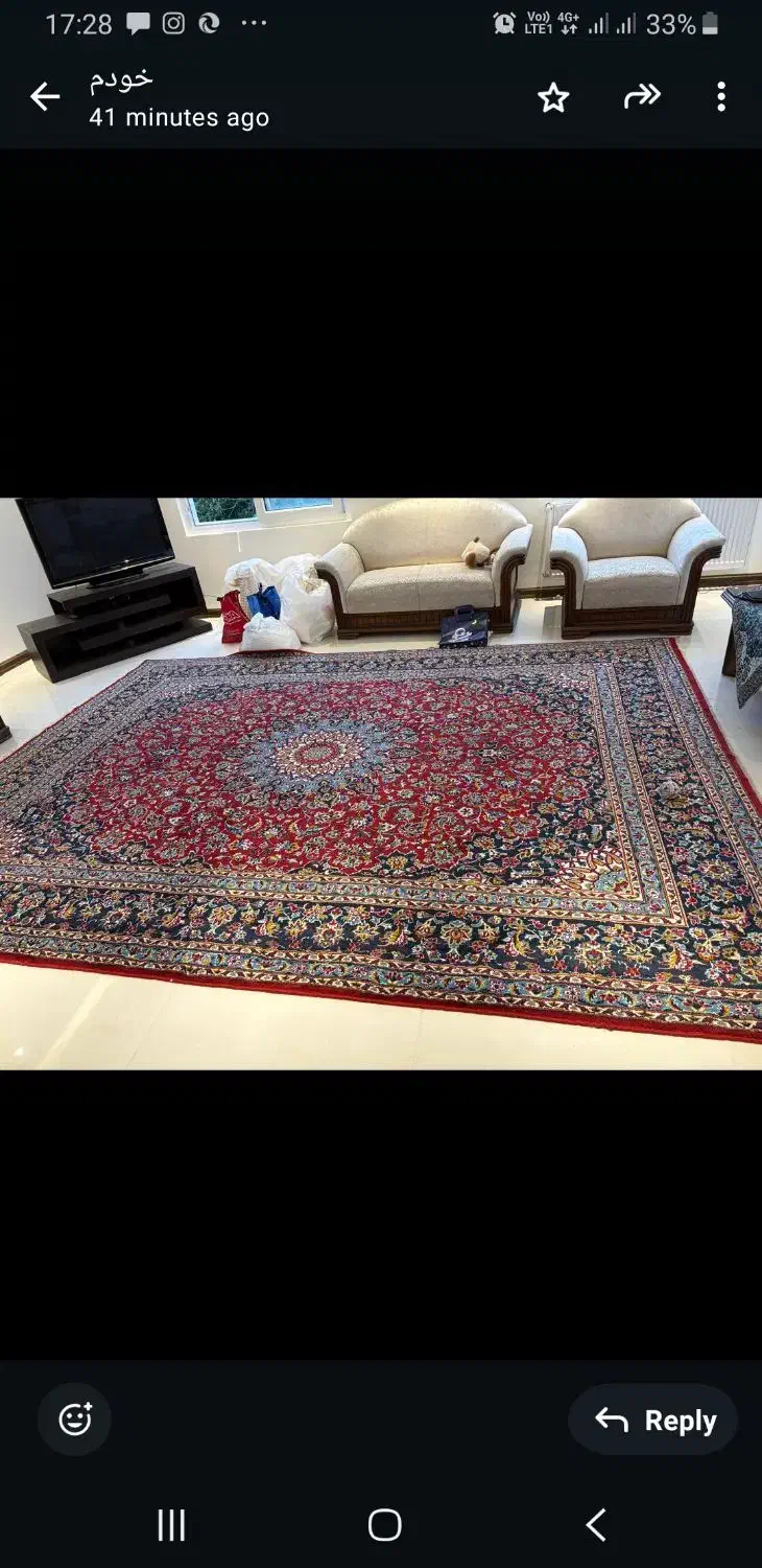 دو تخته فرش ماشینی ۱۲ متری لاکی|فرش|تهران, آسمان|دیوار
