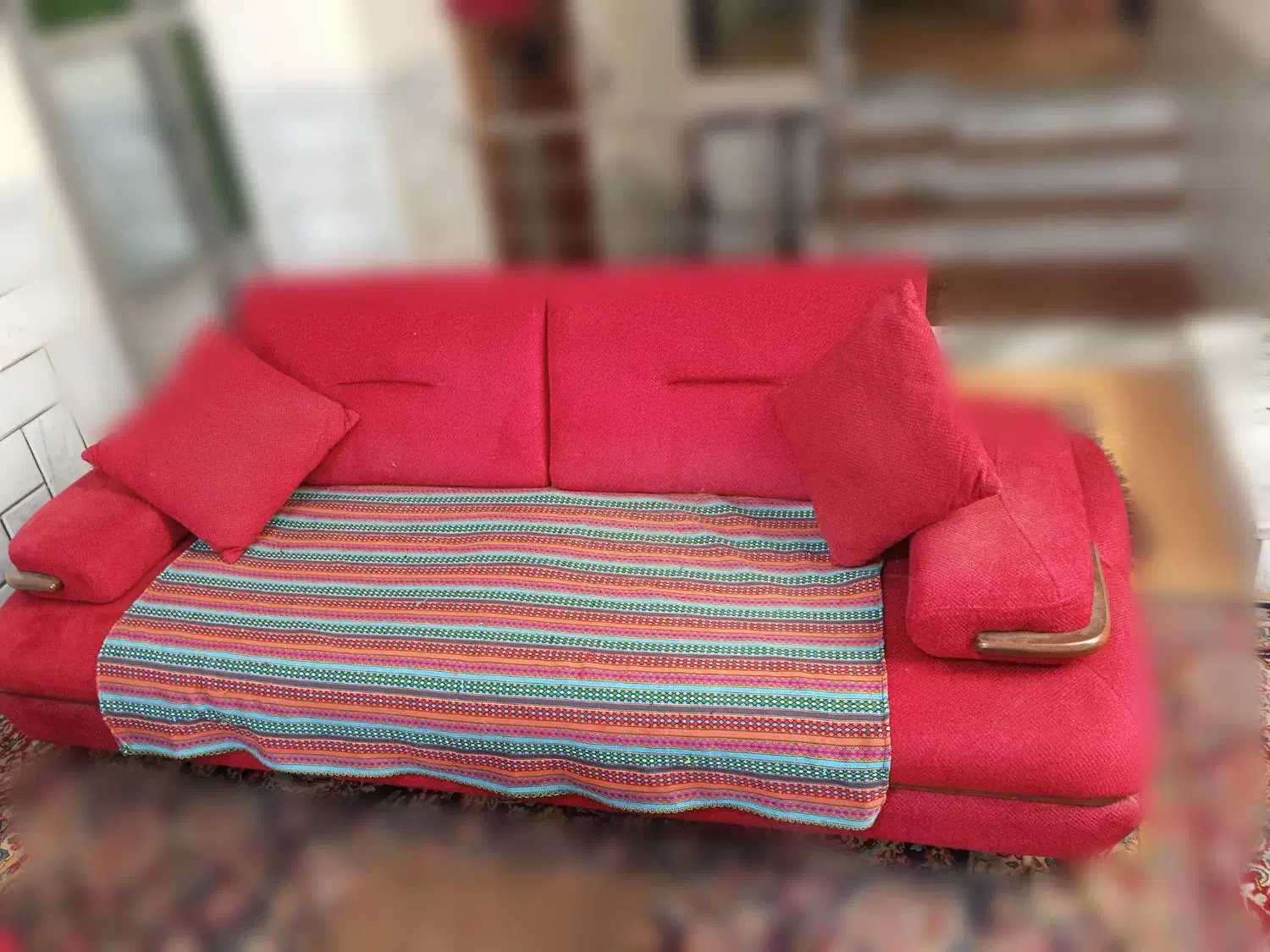 یک دست مبل تخت خواب شو ۸ نفره در حد نو|مبلمان خانگی و میز عسلی|کرمان, |دیوار