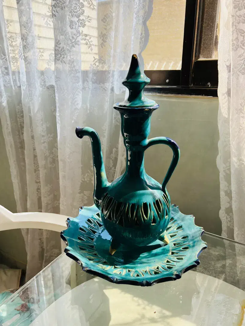 ظروف سفالی لاله چین همدان|صنایع دستی و سایر لوازم تزئینی|اصفهان, خواجو|دیوار