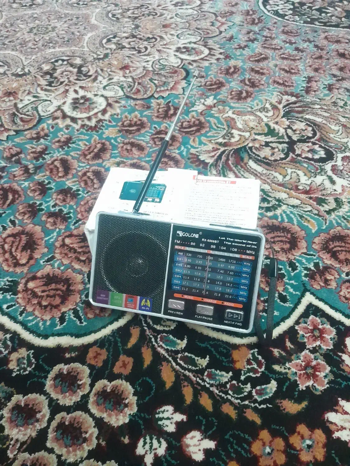 اسپیکررادیودارفلش خورورم خور|پخشکننده همراه|دماوند, گیلاوند|دیوار