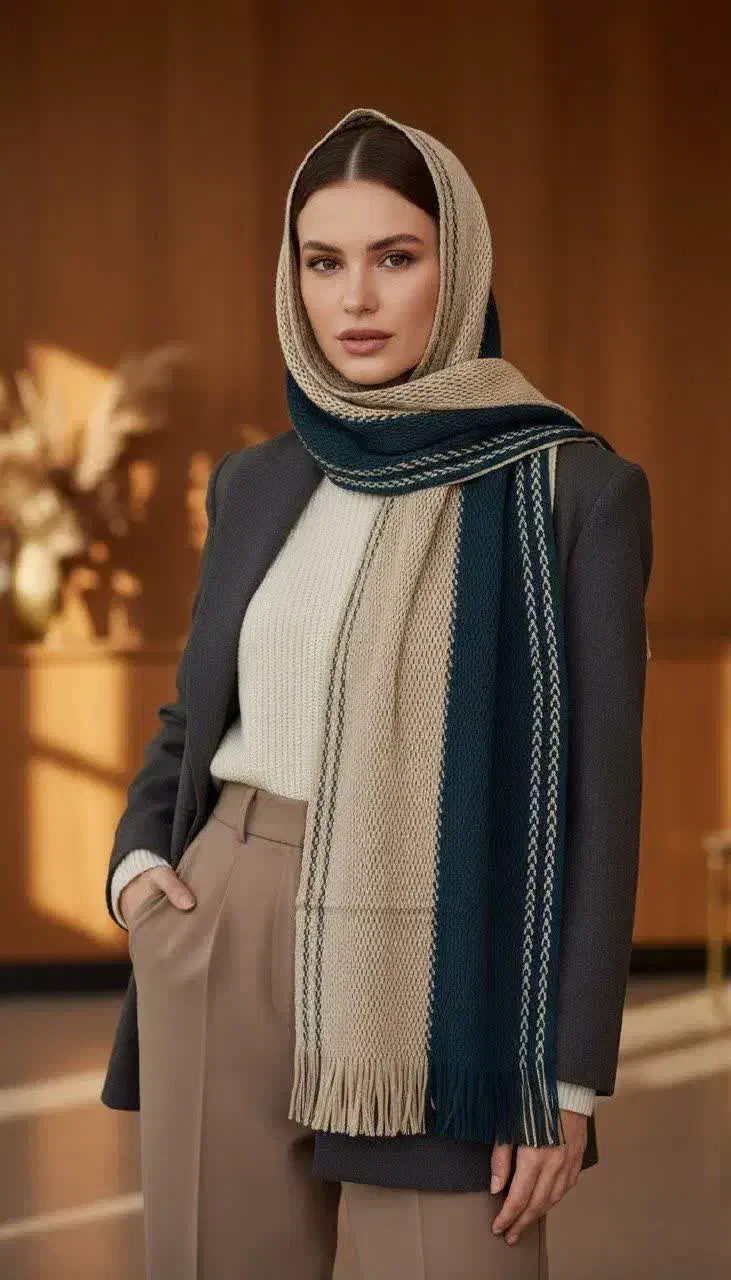 شال وروسری بافت|لباس|میبد, |دیوار