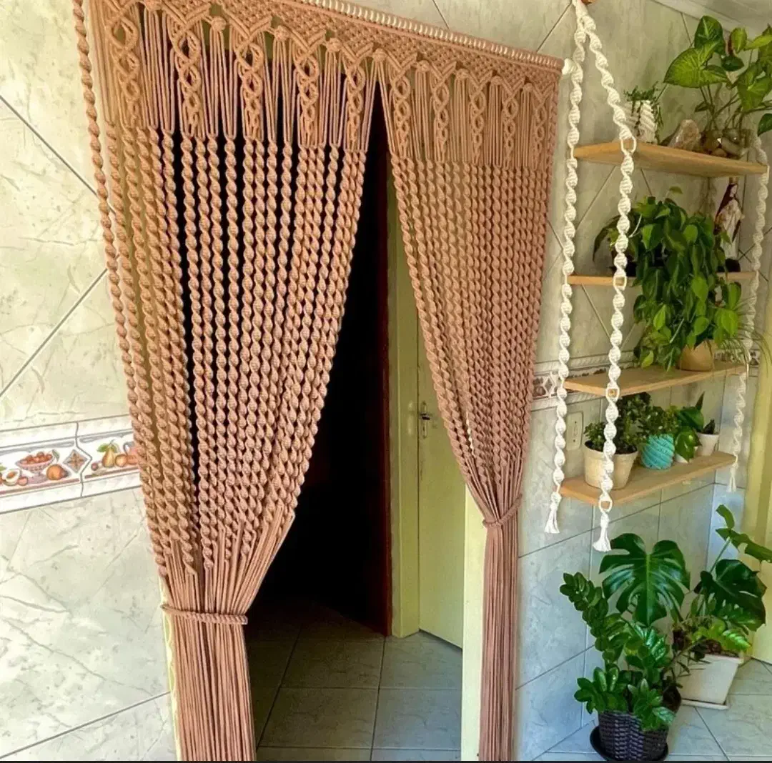 پرده مکرومه|صنایع دستی و سایر لوازم تزئینی|بندر ماهشهر, |دیوار