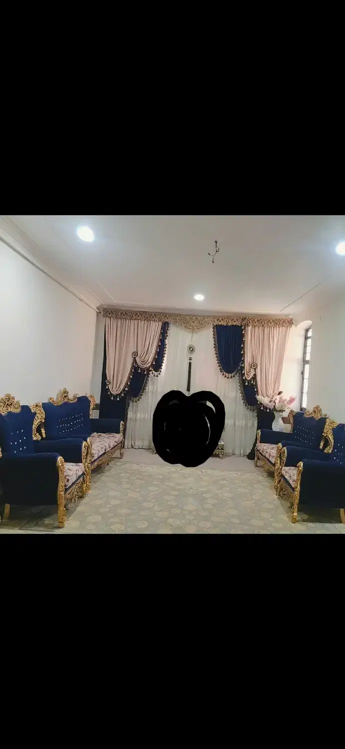 مبل و پرده باهم|مبلمان خانگی و میز عسلی|دهدشت, |دیوار