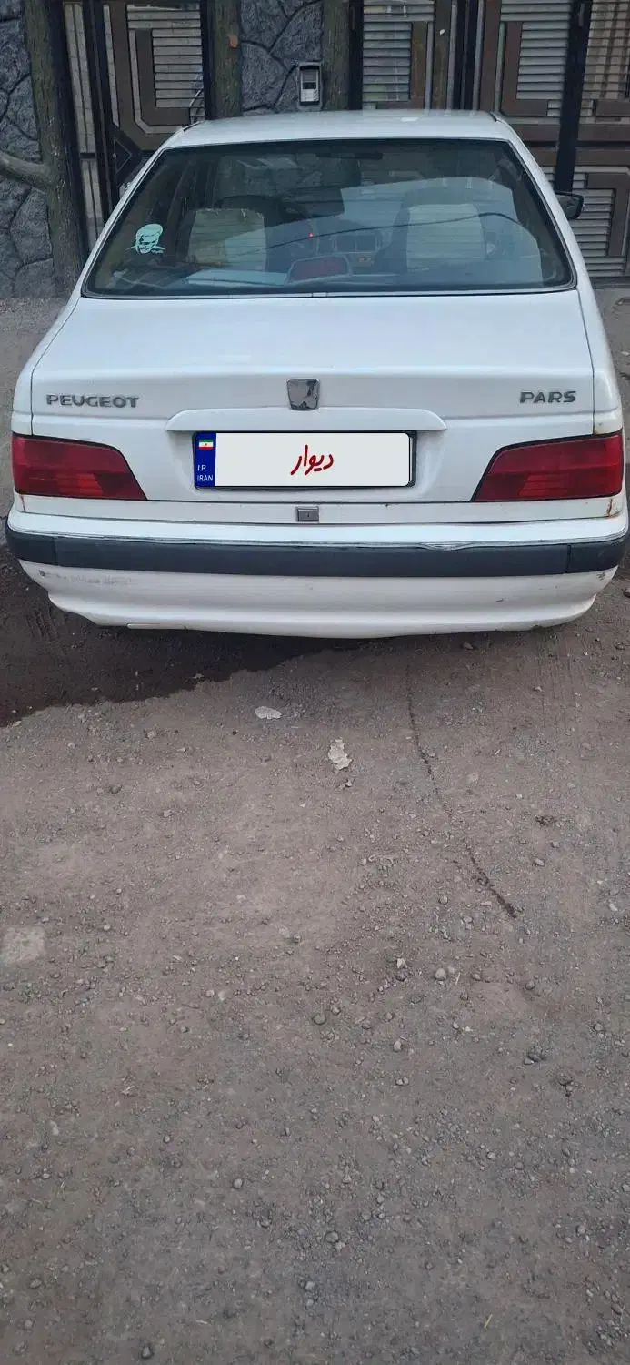 باسلام و عرض ادب یک دستگاه پژوپارس|خودرو سواری و وانت|بستان آباد, |دیوار