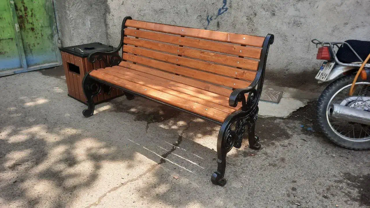 نیمکت فلزی پارکی / نیمکت فلزی و چوب پلاست|صندلی و نیمکت|تهران, صادقیه|دیوار