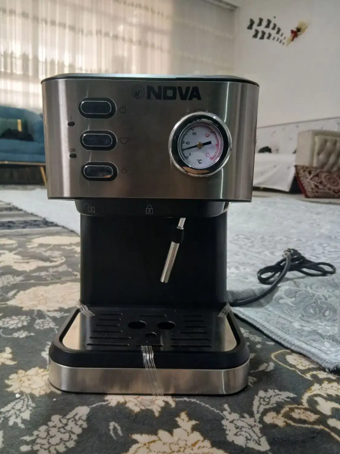 اسپرسو ساز نوا .قهوه ساز|سماور، چایساز، قهوهساز|نیشابور, خط کاشمر|دیوار