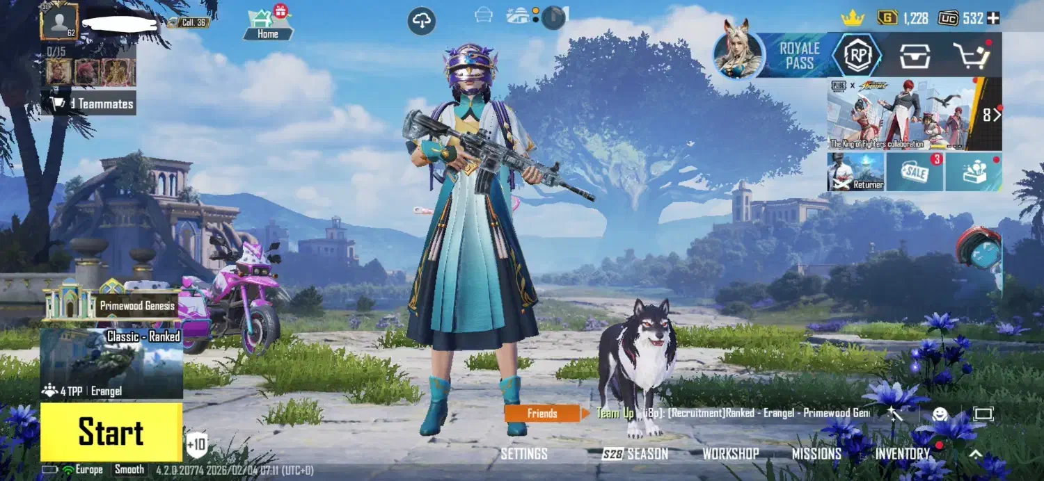 اکانت پابجی 62|کنسول، بازی ویدئویی و آنلاین|تهران, صادقیه|دیوار