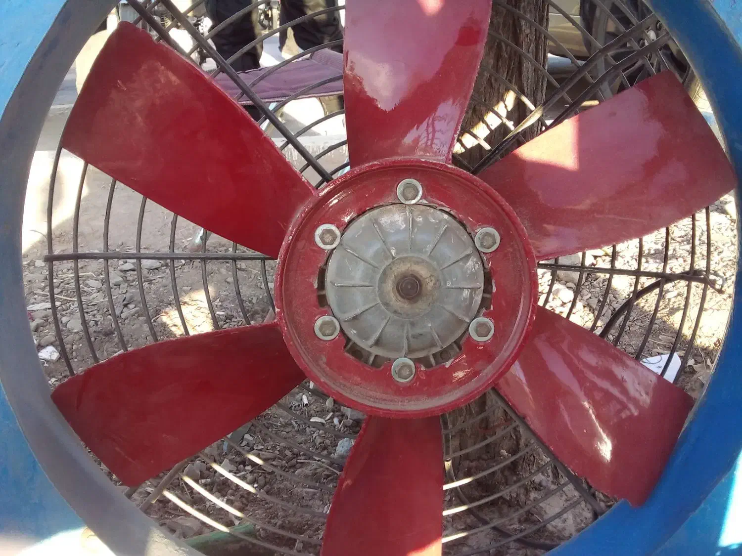 فن هواکش ۶۰ سانتی موتور بزرگ سیم پیچ فابریک|پنکه و تصفیهکنندهٔ هوا|تربتحیدریه, حسنی بالا|دیوار