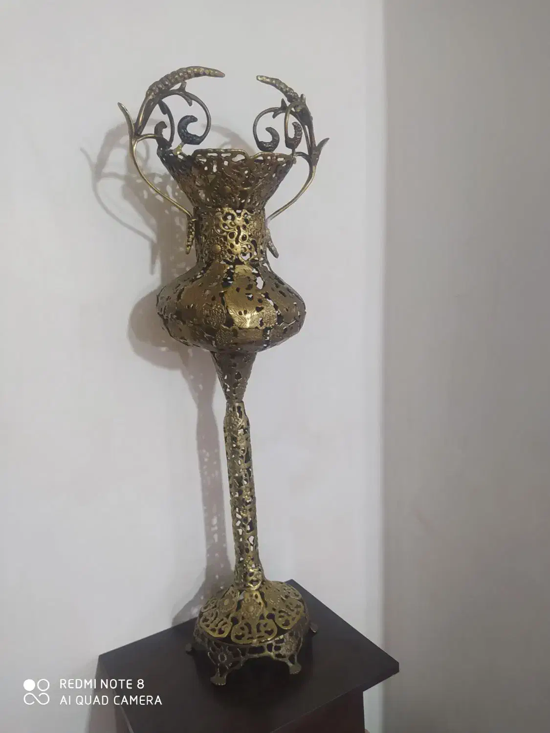 گلدان برنجی|صنایع دستی و سایر لوازم تزئینی|میانه, |دیوار