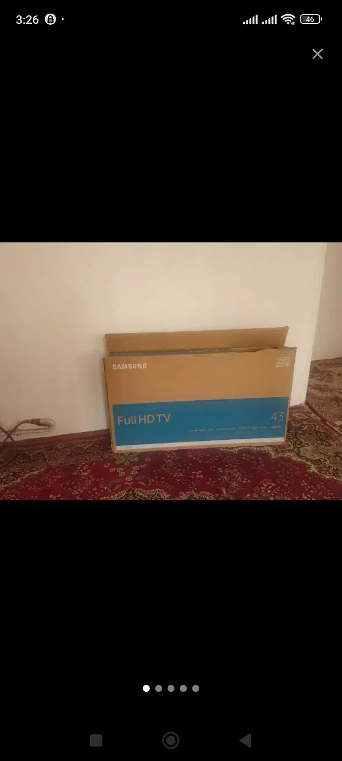 سامسونگ ۴۳ اینچ شکسته|تلویزیون و پروژکتور|تبریز, |دیوار