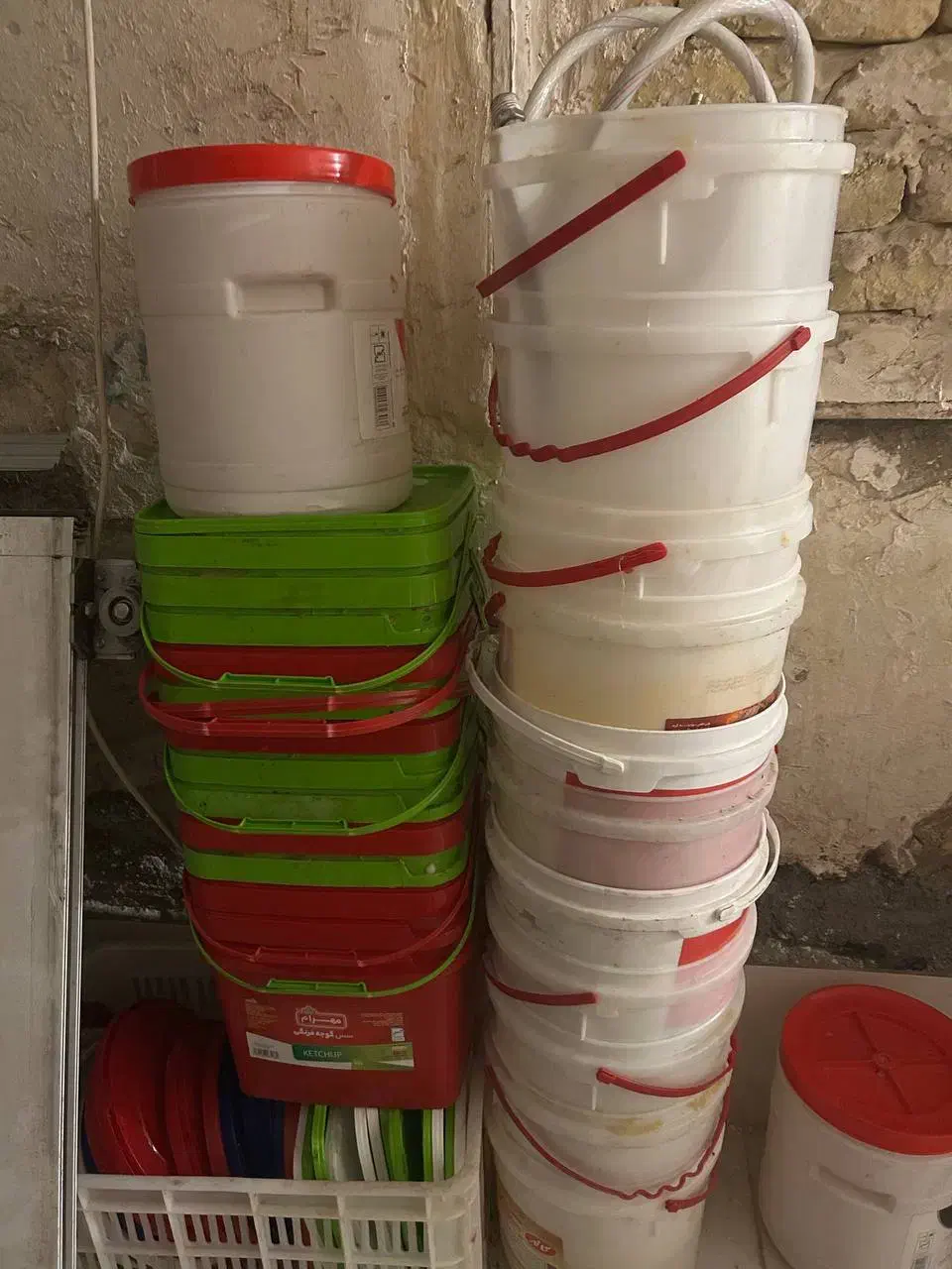 سطل|ظروف نگهدارنده، پلاستیکی، یکبارمصرف|مشهد, فرهنگ|دیوار