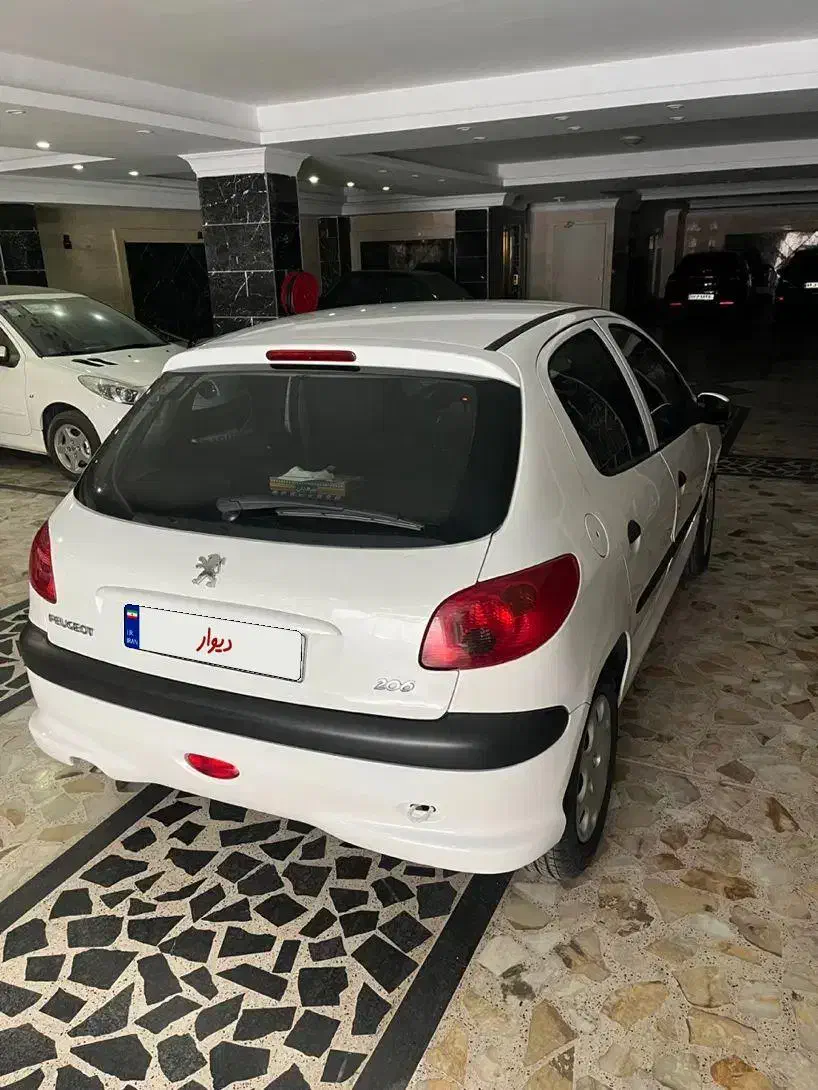 ۲۰۶ تیپ ۲ مدل ۹۶ رنگ سفید|خودرو سواری و وانت|کرج, فاز ۳ گوهردشت|دیوار