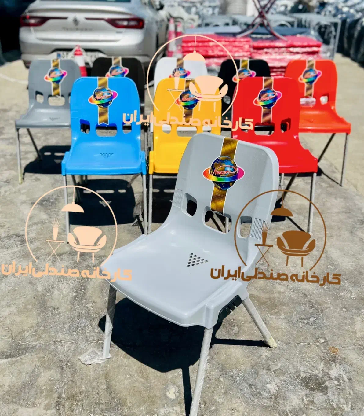 صندلی پلاستیکی باغی طرح پروین کرج وسراسرایران|میز و صندلی غذاخوری|کرج, مرکز تحقیقات البرز|دیوار