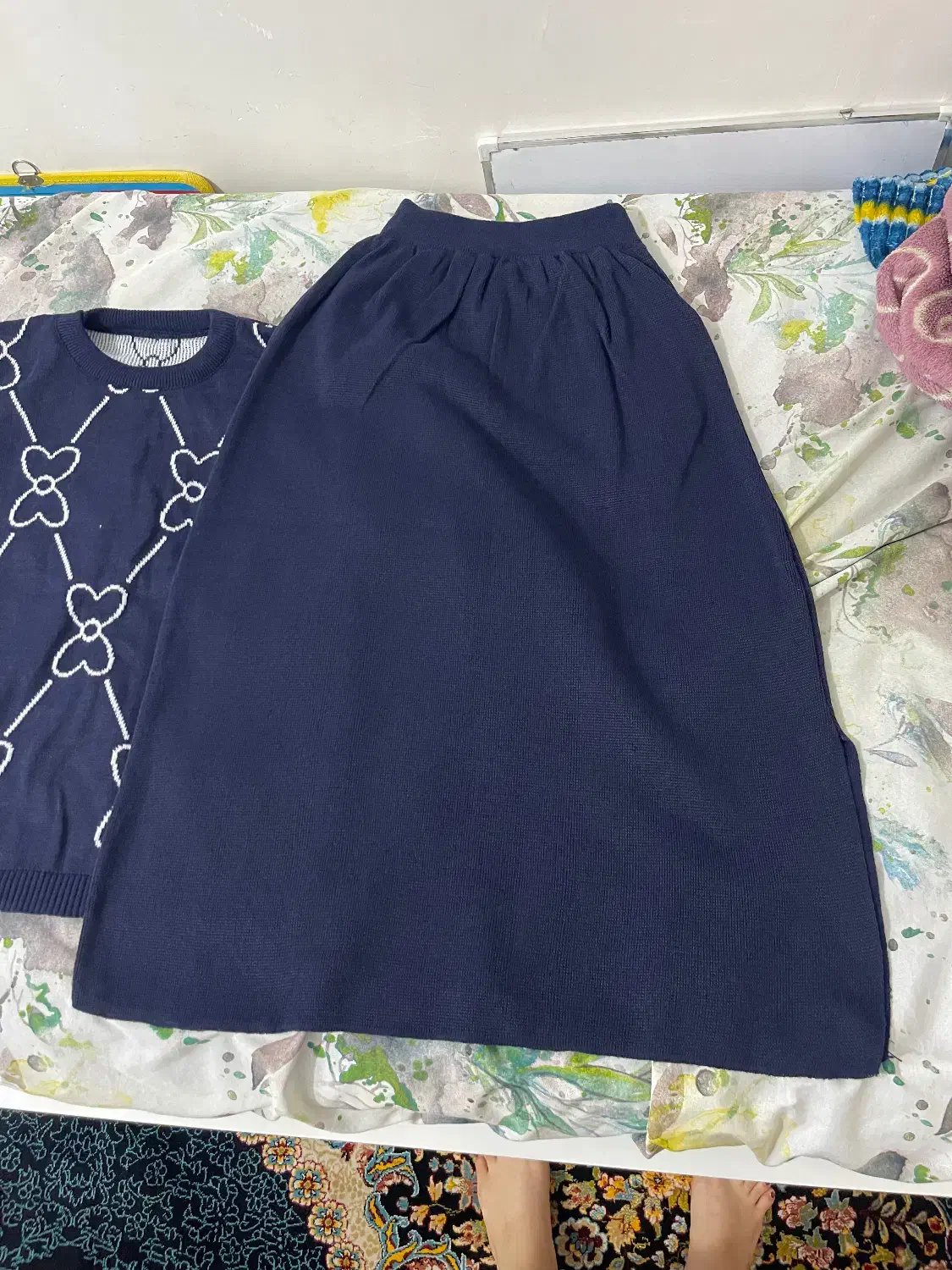 بلوز ودامن بافت|لباس|بندر ماهشهر, |دیوار