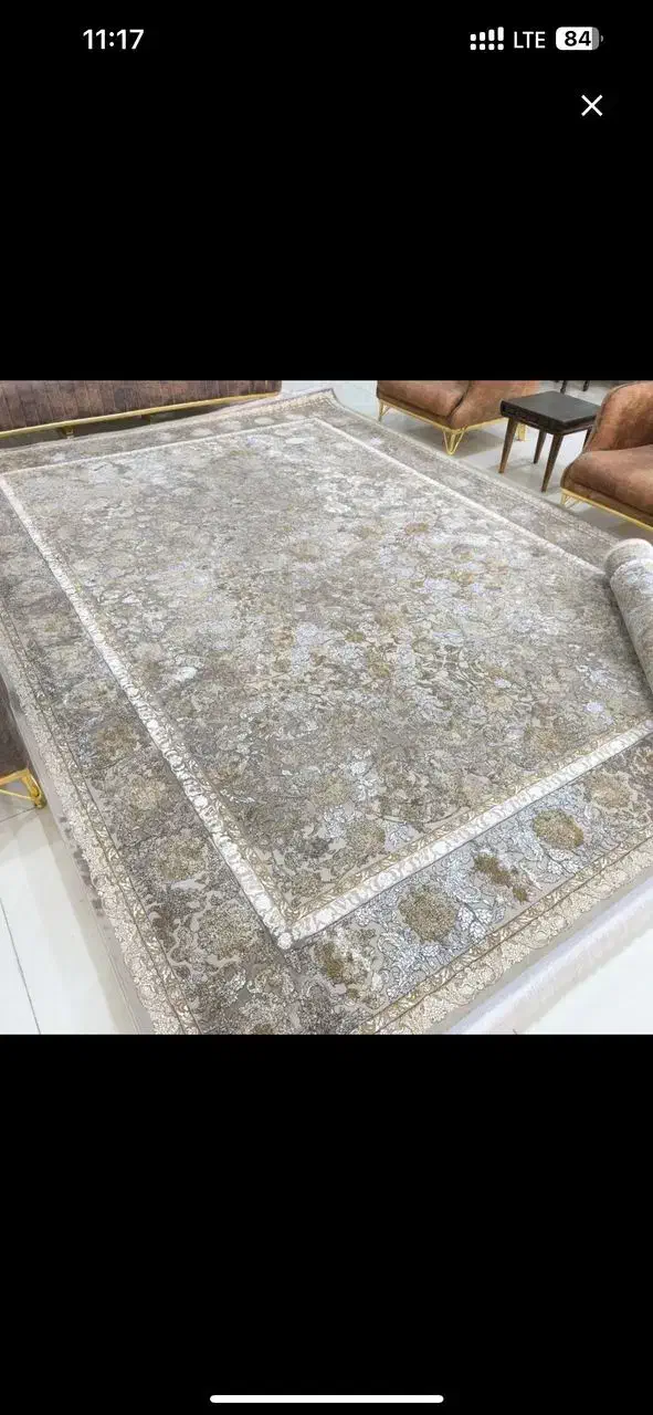 فرش چهل مقام کد ۱۲۴۴۰۰ ریز بافت مدل شکارچی|فرش|شیراز, فرگاز|دیوار