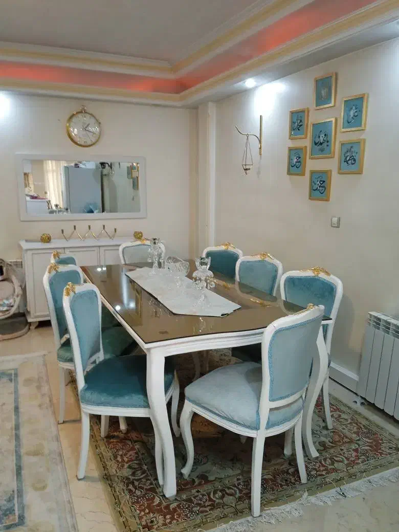میز ناهارخوری 8 نفره|میز و صندلی غذاخوری|تهران, تسلیحات|دیوار
