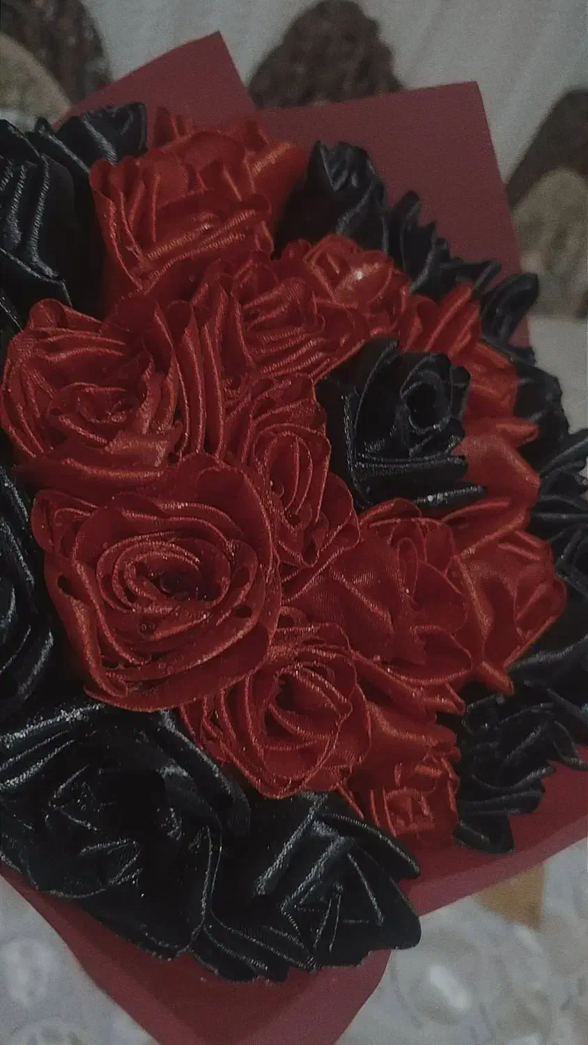 دسته گل روبانی|گل مصنوعی|آذرشهر, |دیوار