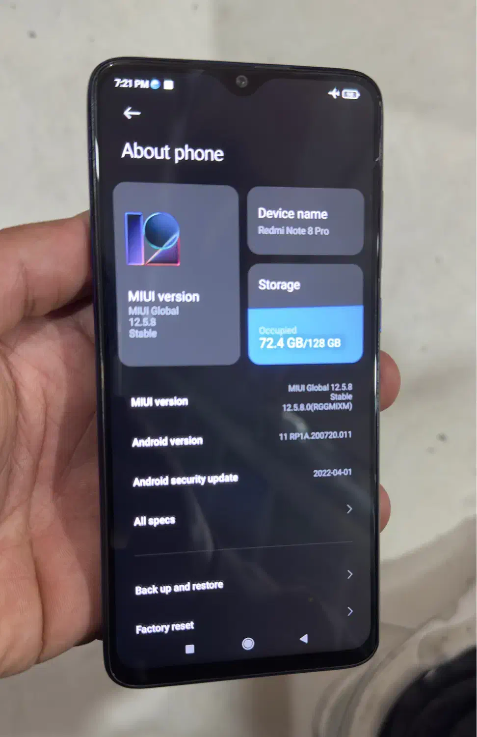 Redmi note 8 pro 128 GB|موبایل|قزوین, |دیوار