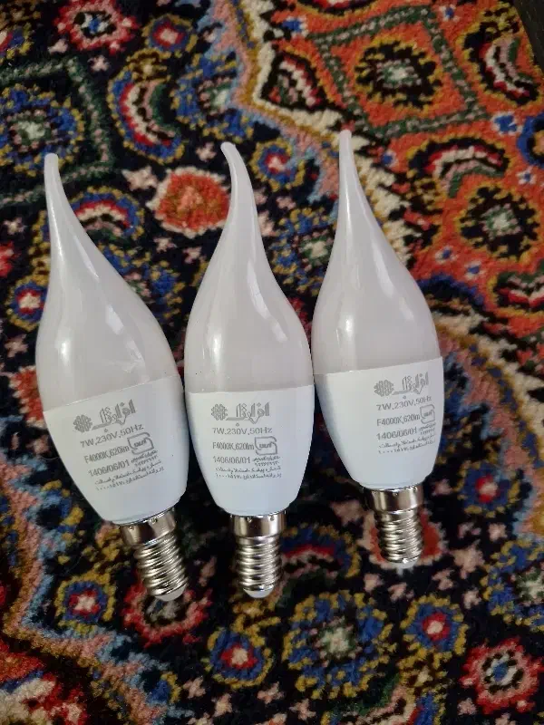 لامپ شمعی برای لوستر 7 وات|لامپ و چراغ|اردبیل, |دیوار