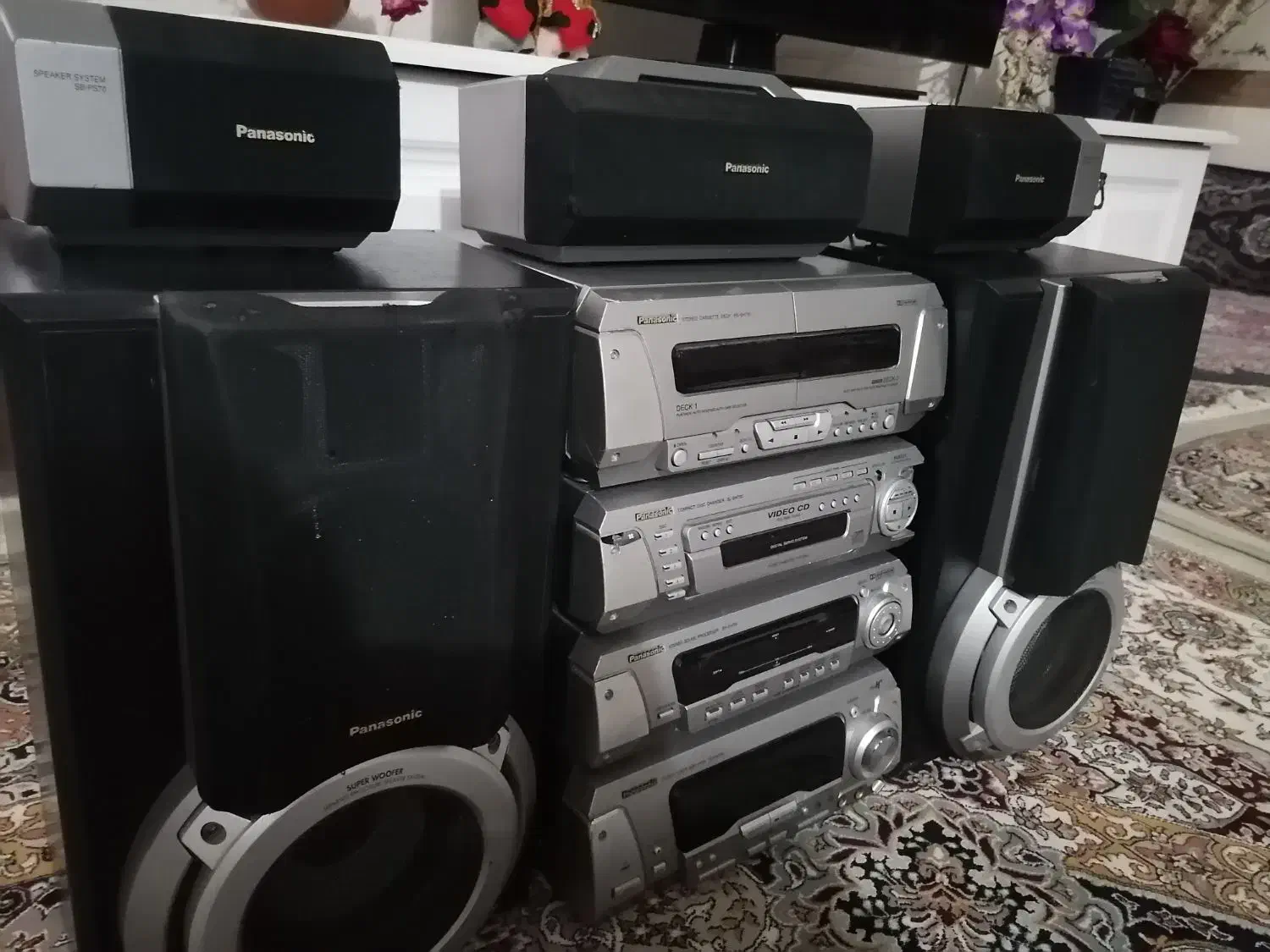 ضبط پاناسونیک اصلی|سیستم صوتی خانگی|نگین شهر, |دیوار