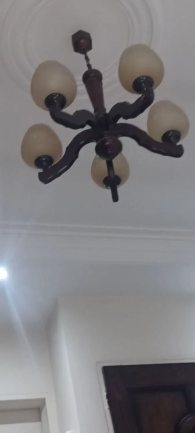 لوستر ۵شعله|لوستر و چراغ آویز|تهران, مینای شمالی (مخبر)|دیوار