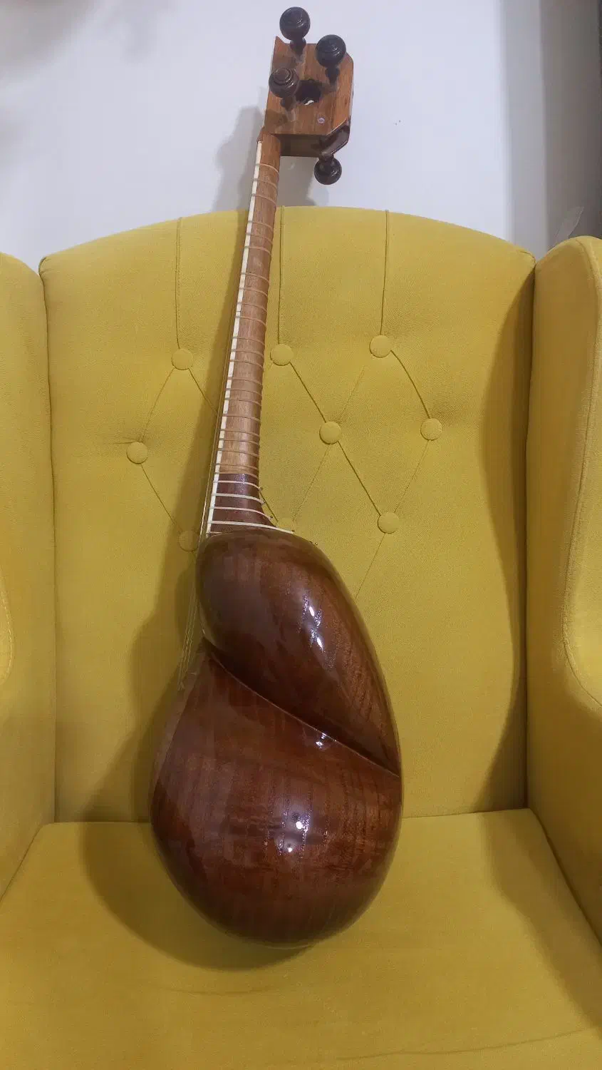 تار قدیمی سه مهر استاد چایچی|سازهای سنتی|همدان, |دیوار