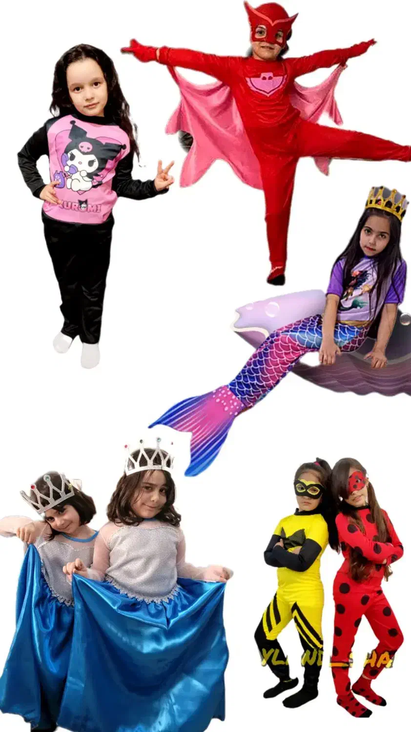 لباس پری دریایی،ست لباس پری دریایی (۴تا۸ سال)|کفش و لباس بچه|تهران, بهمن یار|دیوار