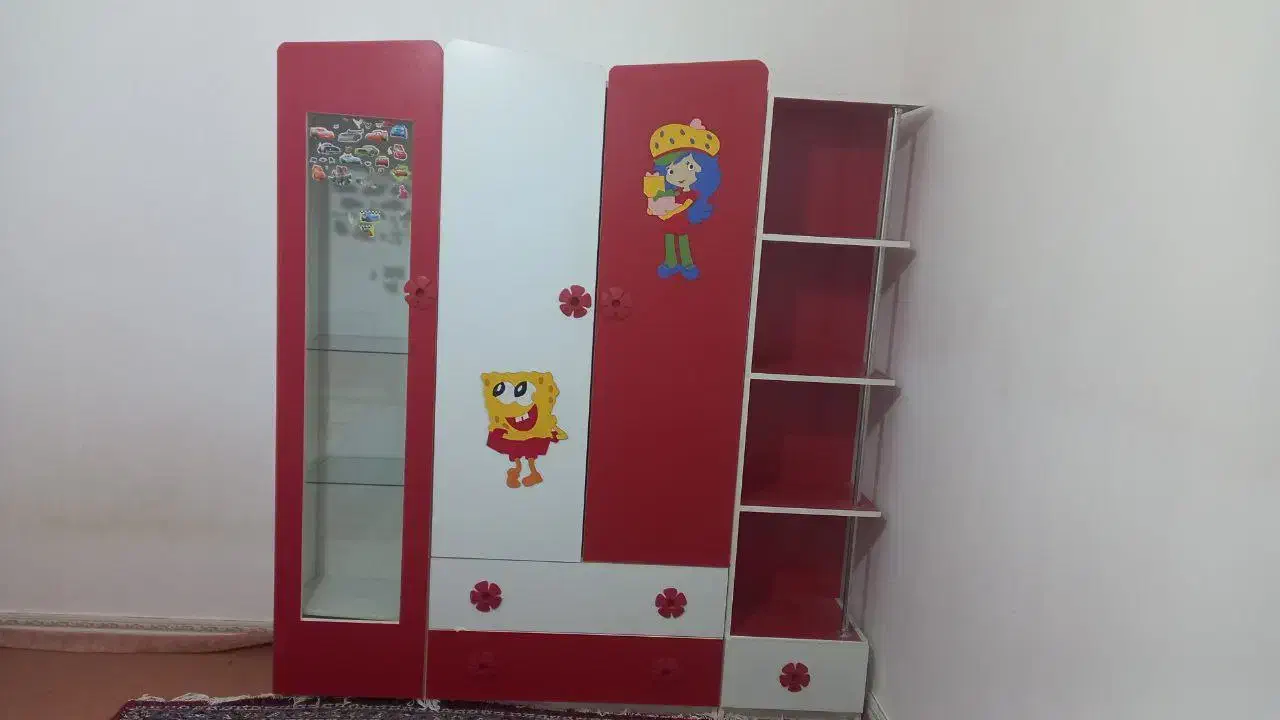 کمد بچه وتخت|تخت و سرویس خواب|شازند, |دیوار