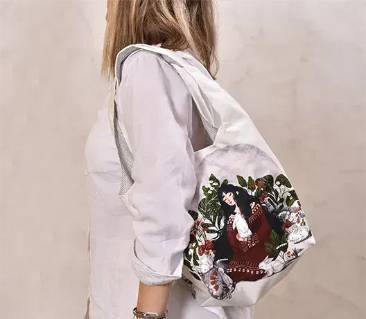 کیف پارچه ای (مخمل) آستردار (دستدوز)|کیف، کفش، کمربند|شوشتر, |دیوار