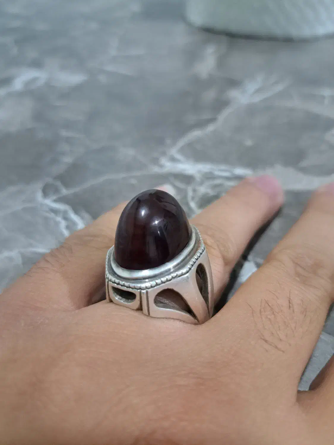 انگشتر نقره دست ساز قدیمی|کلکسیون اشیاء عتیقه|نقده, |دیوار