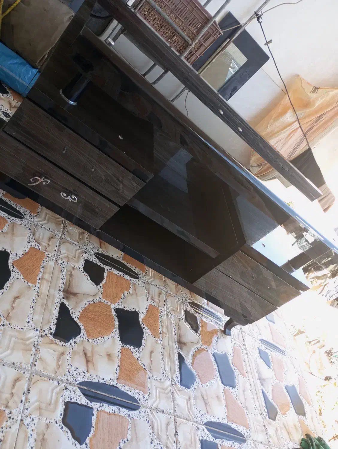 آینه ومیز تلویزیون|تلویزیون و پروژکتور|پارسآباد, |دیوار