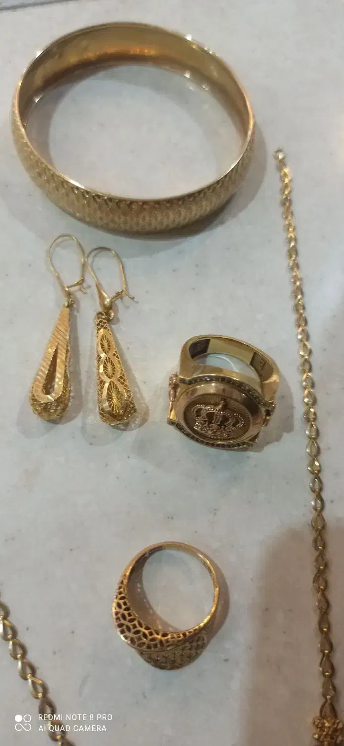 48 گرم طلای زنانه. ففط با4درصد.. فاکتور رسمی.|جواهرات|ری, دولت‌آباد|دیوار