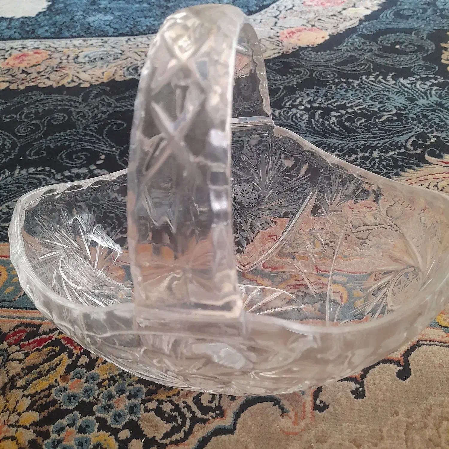 سبدکریستال خورشیدی|ظروف سرو و پذیرایی|تهران, عباسی|دیوار