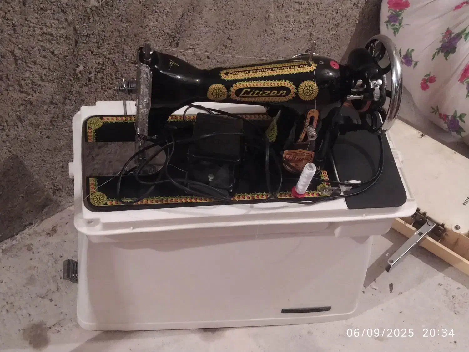 چرخ خیاطی نو نو|لوازم خیاطی و بافتنی|ارزوئیه, |دیوار