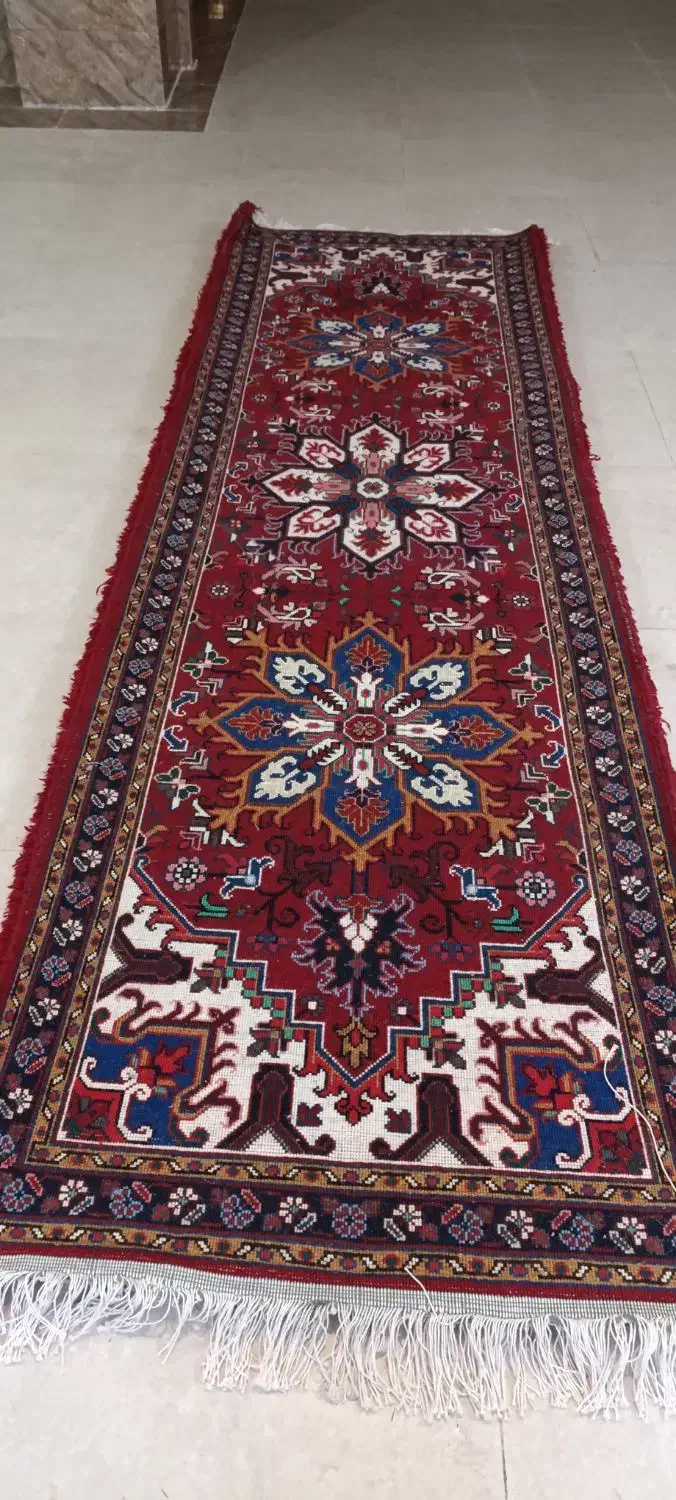 دو عددکناره دستبافت تازه از دارافتاده بدون پرداخت|فرش|تبریز, |دیوار