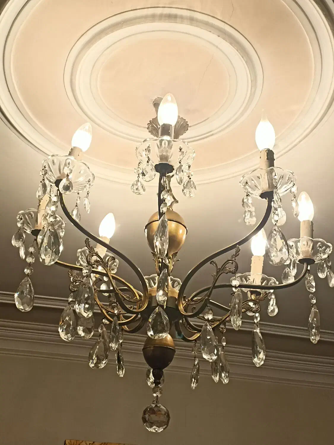 لوستر کریستال|لوستر و چراغ آویز|بابلسر, |دیوار