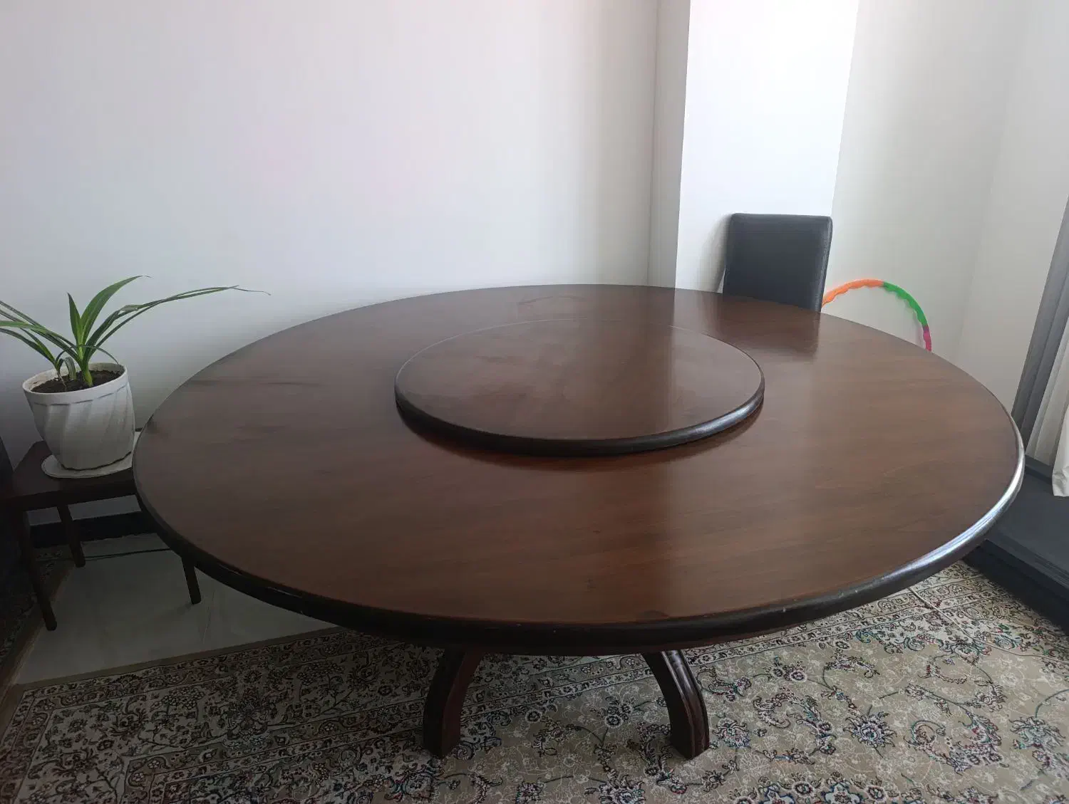 میز ناهارخوری ۸نفره گرد|میز و صندلی غذاخوری|یزد, |دیوار