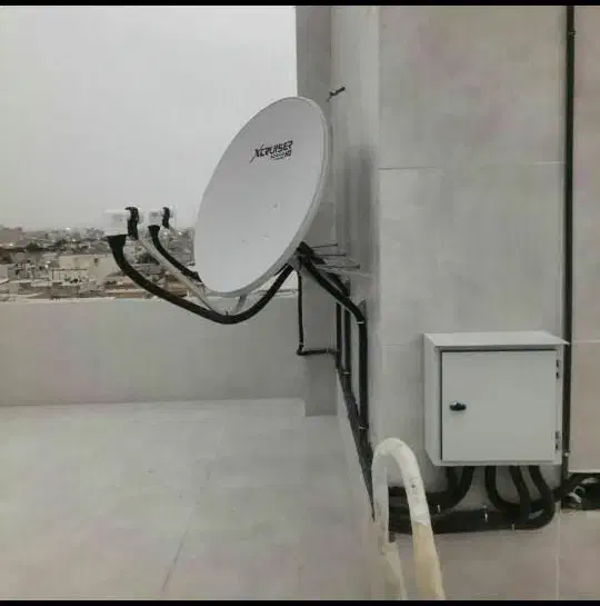 نصب . نصاب . تنظیم انتن ثابت گردان . تلویزیون|خدمات پیشه و مهارت|اهواز, گلستان|دیوار