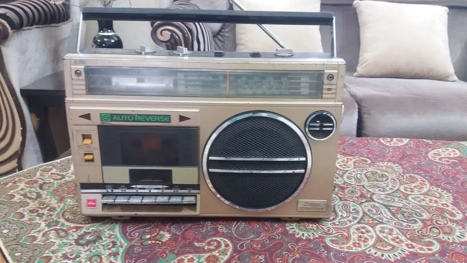 رادی ضبط ژاپنی قدیمی|سیستم صوتی خانگی|گلبهار, شهر جدید گلبهار|دیوار