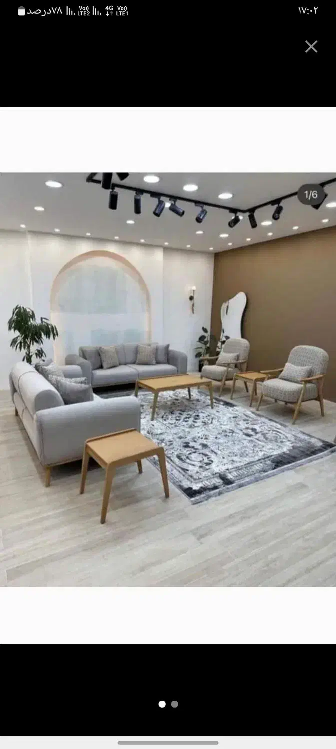 مبل راحتی هفت نفره|مبلمان خانگی و میز عسلی|بوئین زهرا, |دیوار