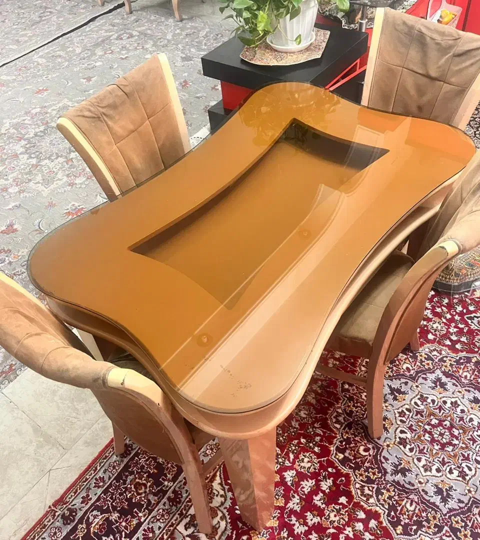میز ناهار خوری|میز و صندلی غذاخوری|سمنان, |دیوار