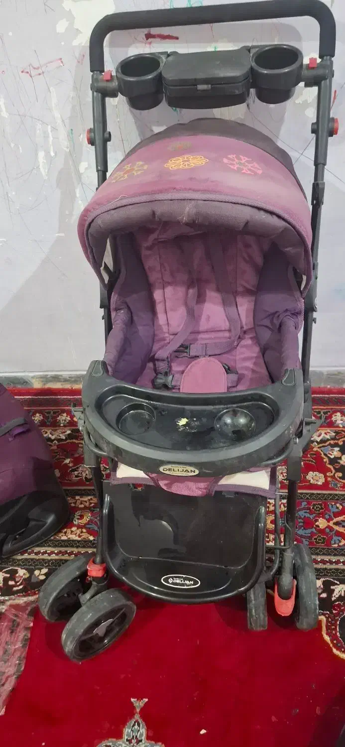 فروش ست کالسکه دلیجان|کالسکه و لوازم جانبی|لامرد, |دیوار