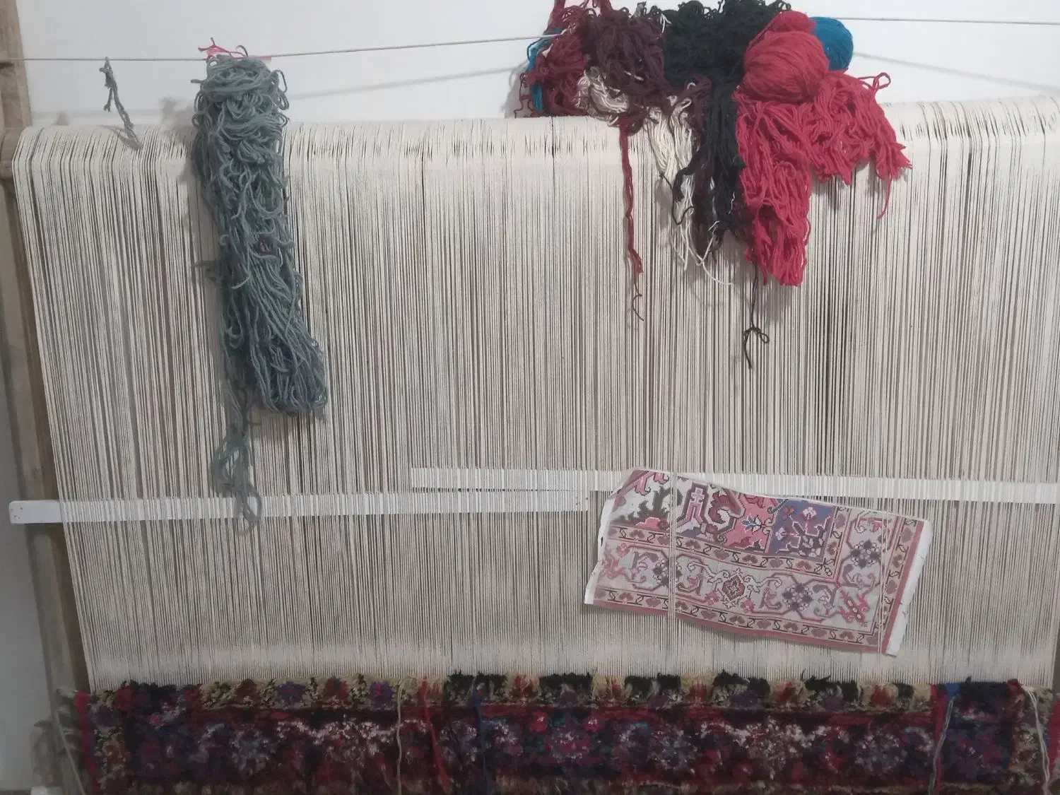 قالیچه هریس نیمه کاره|فرش|تبریز, |دیوار