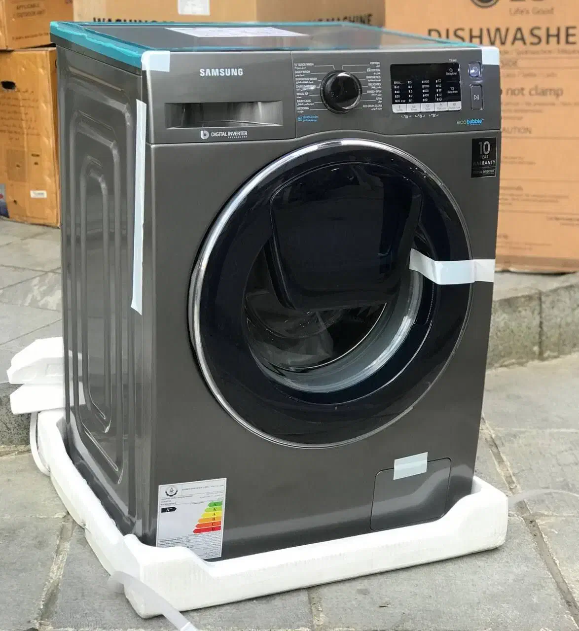 لباسشویی ۹ کیلوی سامسونگ ادواش|ماشین لباسشویی و خشک‌کن لباس|زنجان, |دیوار