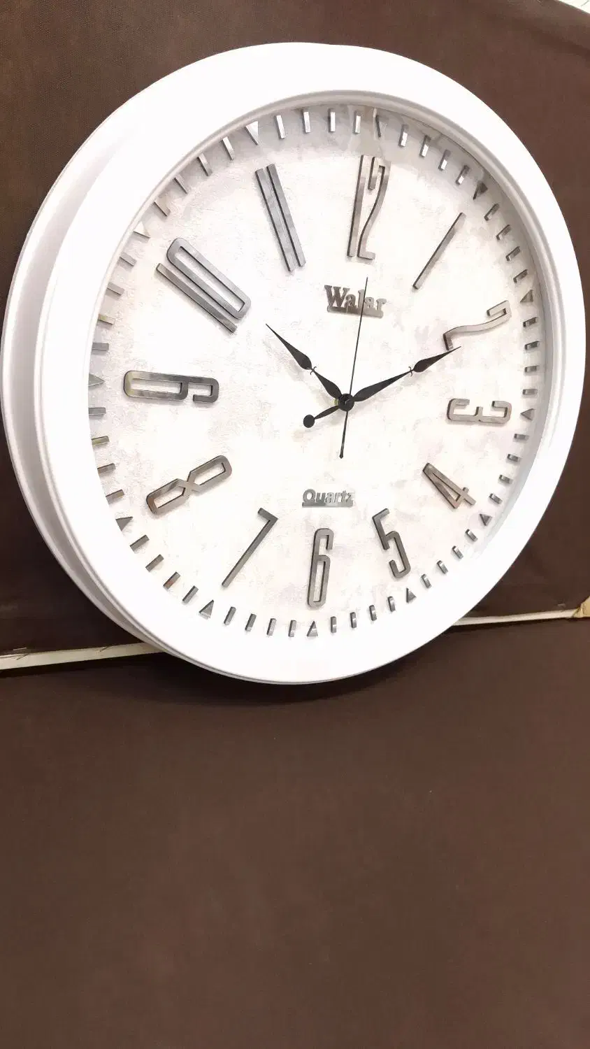ساعت والار موتورارآم گرد بدون صدا باضمانت کتبی|ساعت دیواری و تزئینی|مشهد, مصلی (کارمندان اول)|دیوار