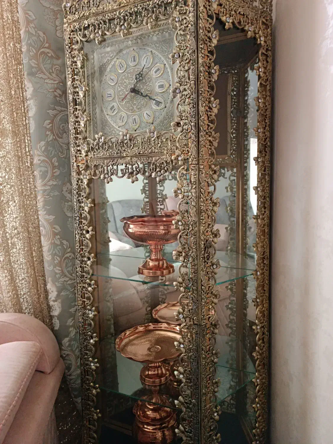 بوفه برنزی|بوفه، ویترین، کنسول|پرند, فاز ۶|دیوار