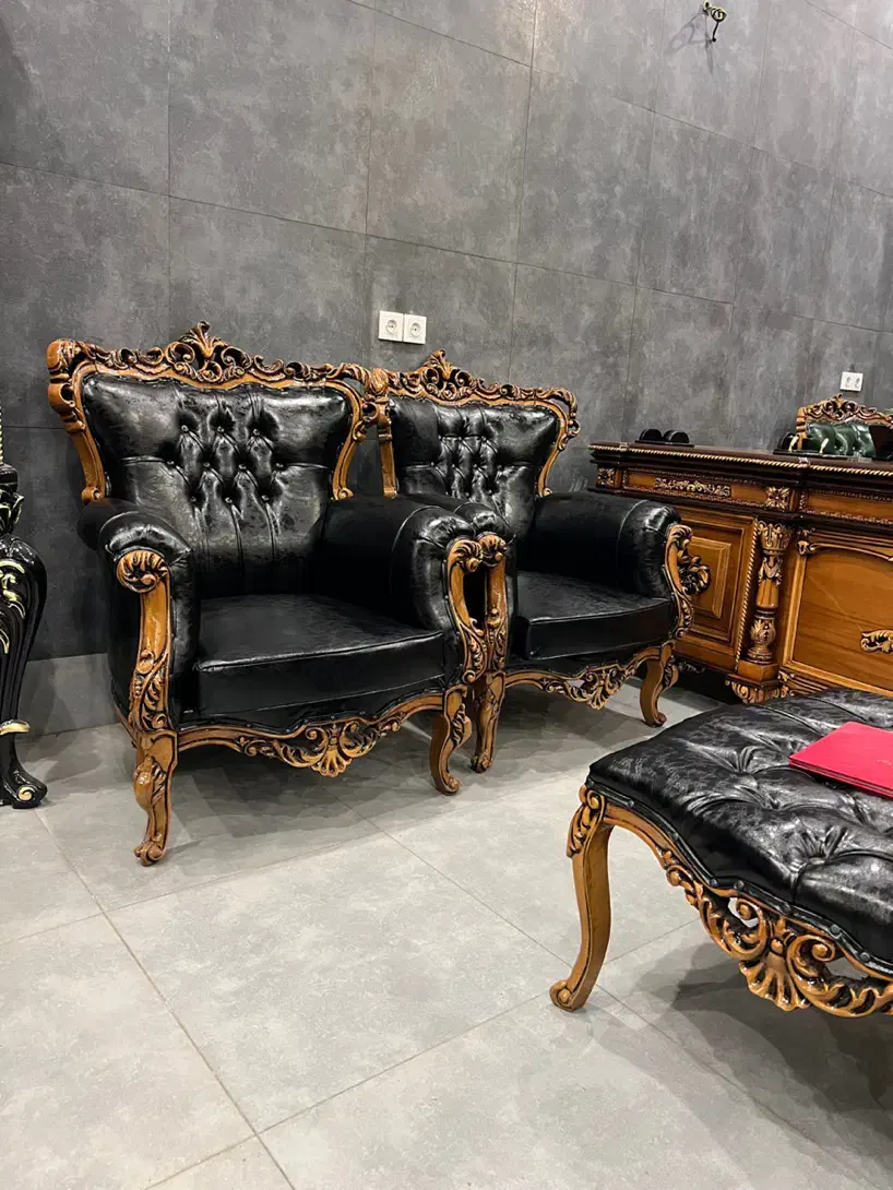 مبلمان اداری کلاسیک میزمدیریت ۲۶۰کتابخانه ۲۸۰فندقی|دفتر کار|تهران, شهرک شریفی|دیوار