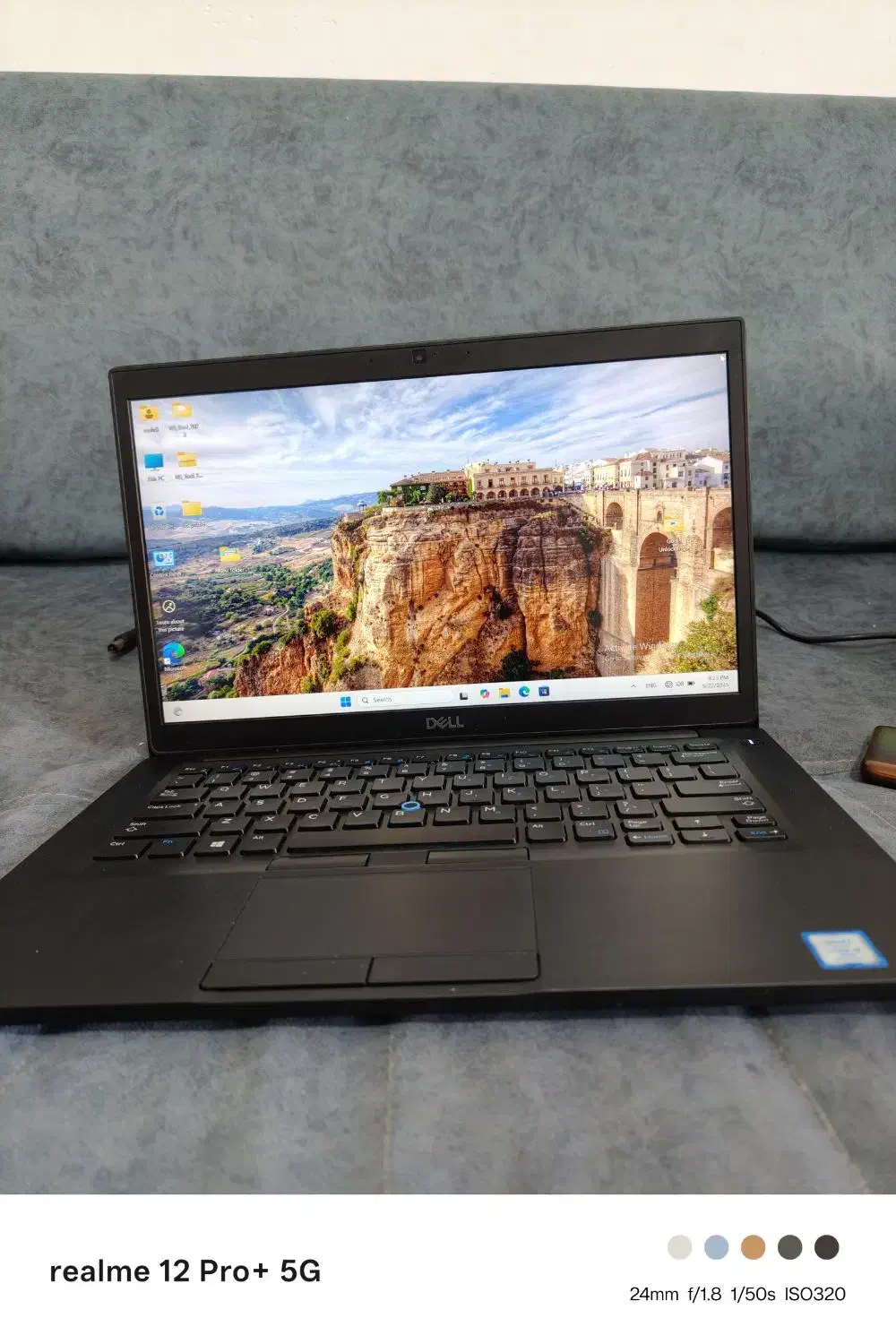 لپ تاپ دل نسل 8 در حد آک فروش یا معاوظه با گوشی|رایانه همراه|خرم‌آباد, |دیوار